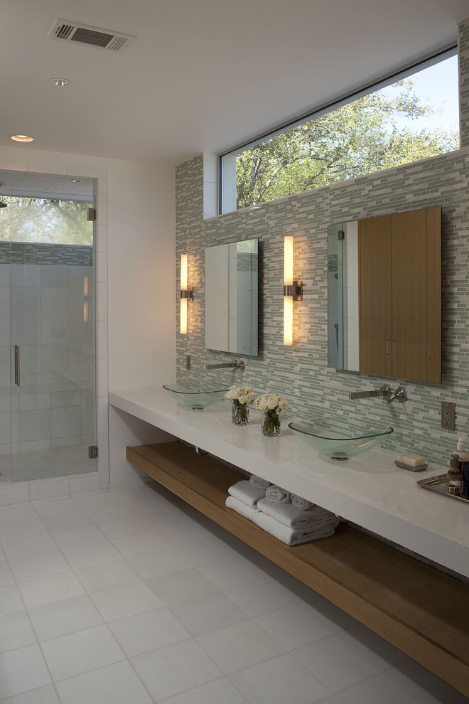 modern bathroom lights wooden shelves faucets glass basins modern long lights ceiling lamps glass door