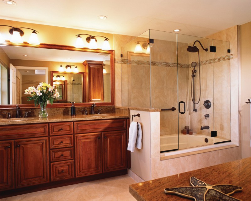 small bathtubs with shower cabinets glass door ceiling lights lamps faucets traditional style room