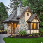 very small house plans grass windows lighting small window stone wall decorative plants traditional exterior