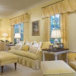 valances for living room yellow white curtains and valances yellow and white furniture wooden side table chandelier
