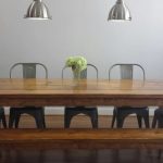 Wooden Parsons Table