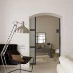 simple glass door for bedroom carpet modern lamp chair window bed pillows sliding door white wall