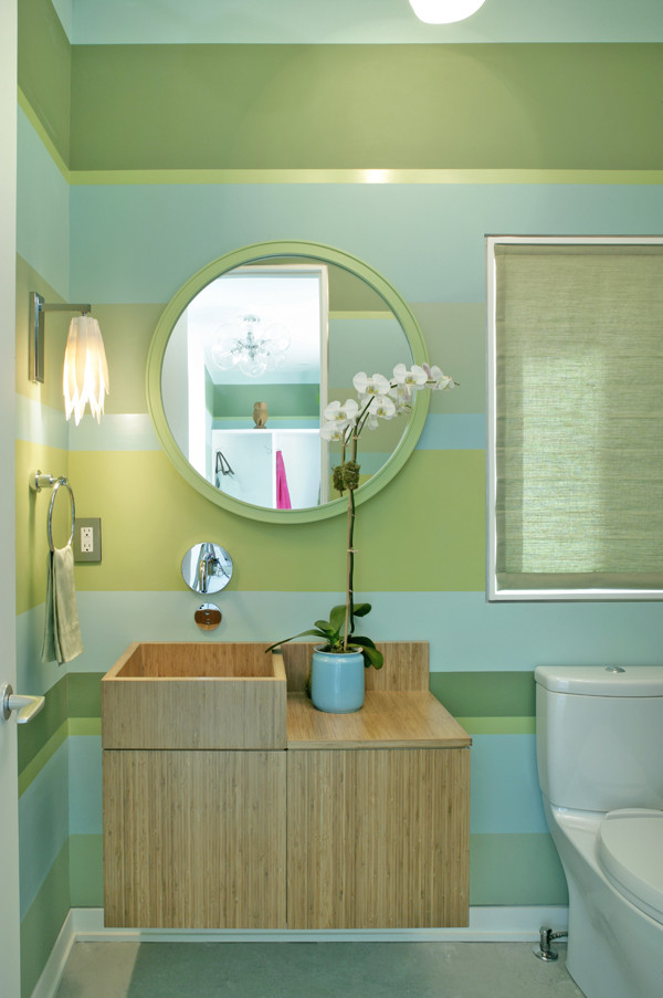 bathroom color combinations green and blue color combination large round mirror unique wood vanity flower sconce toilet towel ring
