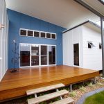 best deck paint stairs wood floor blue wall beach style white